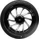 Coastal Moto Hurricane 3D Rear Left Wheel - Black Cut (18") | Falken Tire (215/45ZR18) - 0336-0025  PKG-HURL-187T-BM